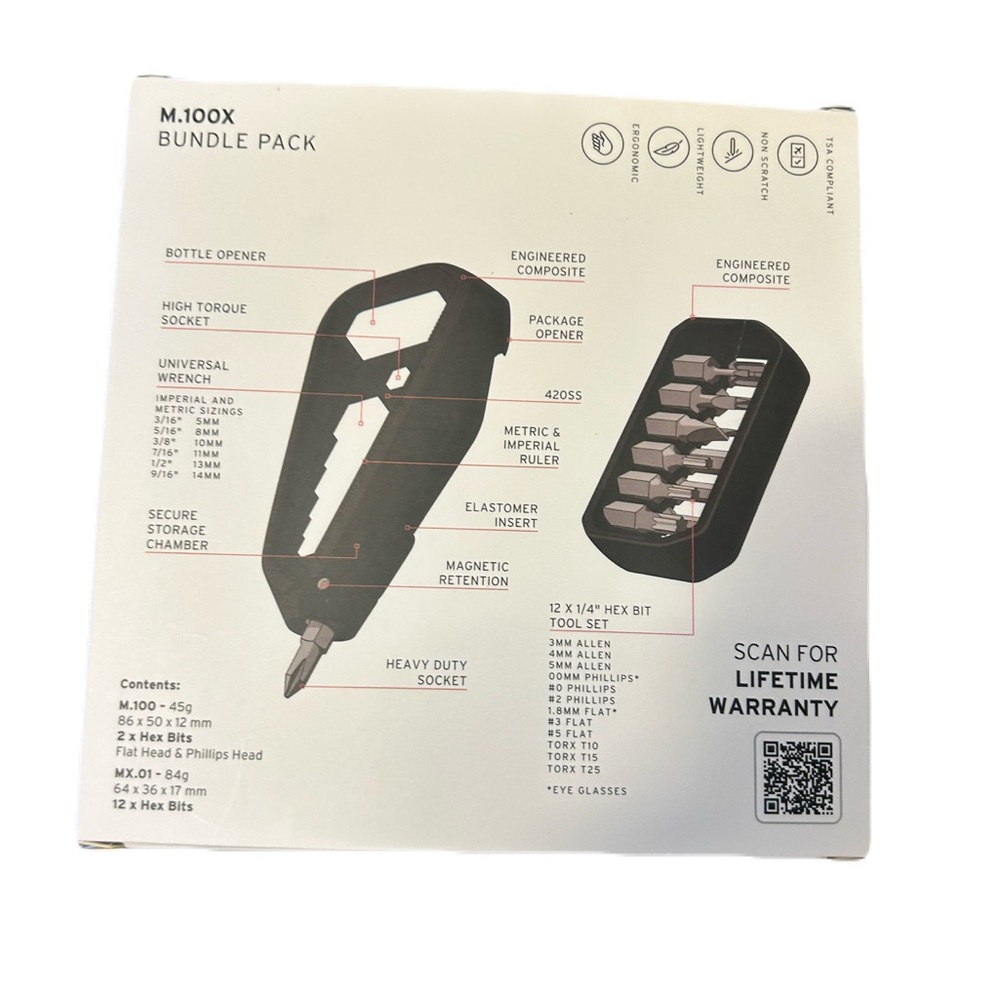 Tactica M.100X Bundle Pack Multi-Tool with Bit Set - Picture 7 of 7